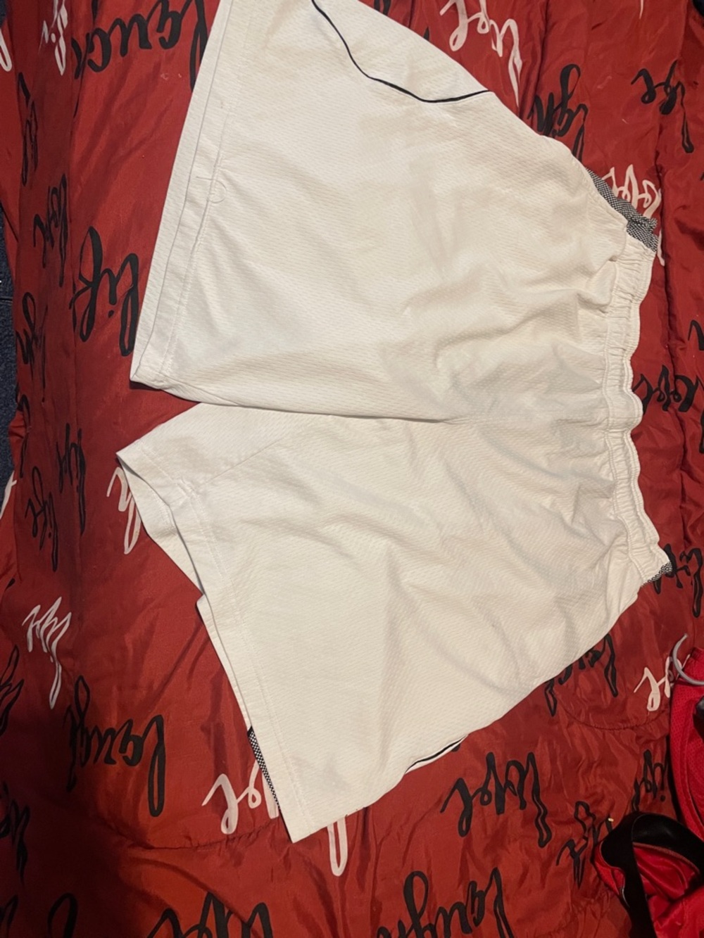 AND1 White Men's Athletic Shorts